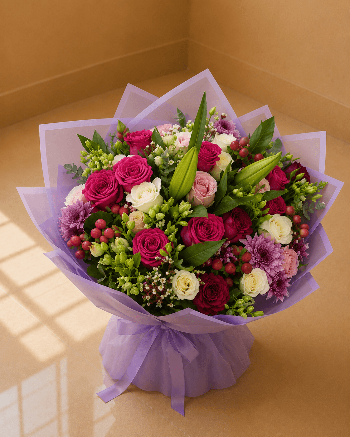 Lavender Bloom Mixed Bouquet
